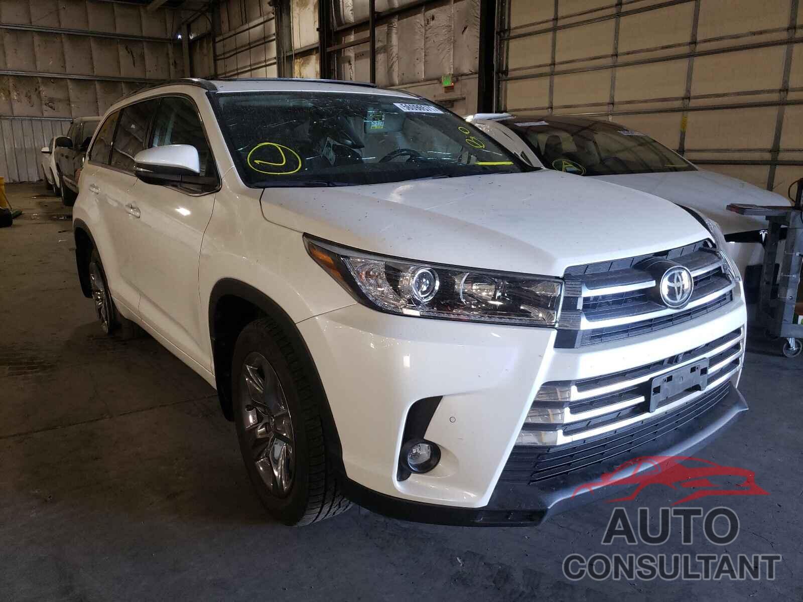 TOYOTA HIGHLANDER 2019 - 5TDDZRFH7KS987088