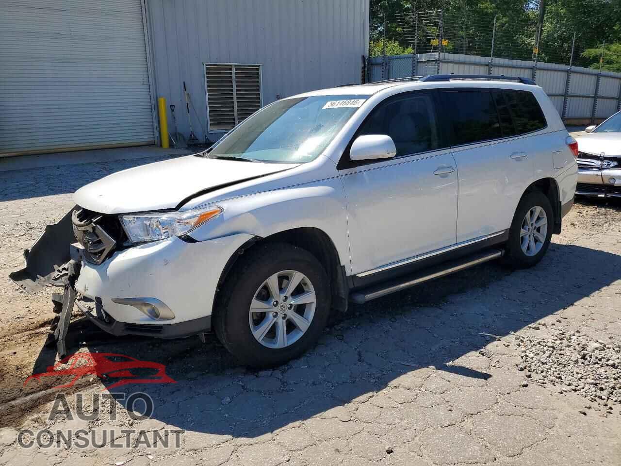 TOYOTA HIGHLANDER 2013 - 5TDBK3EH8DS269806