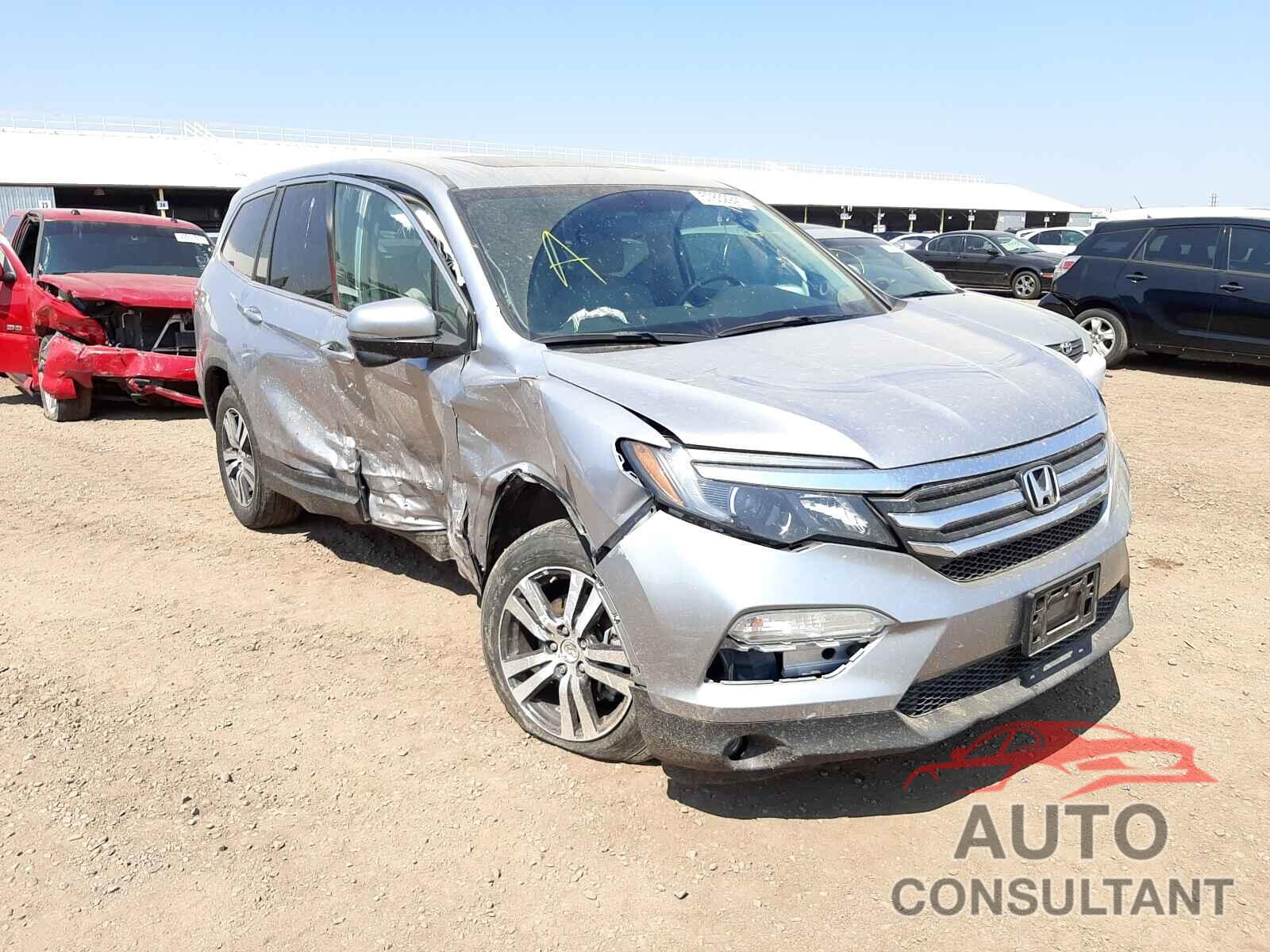 HONDA PILOT 2017 - 5FNYF5H54HB047544