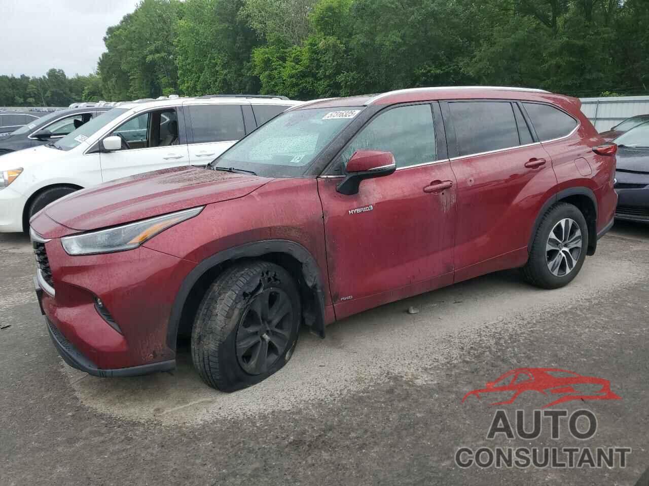 TOYOTA HIGHLANDER 2021 - 5TDGBRCH1MS516174
