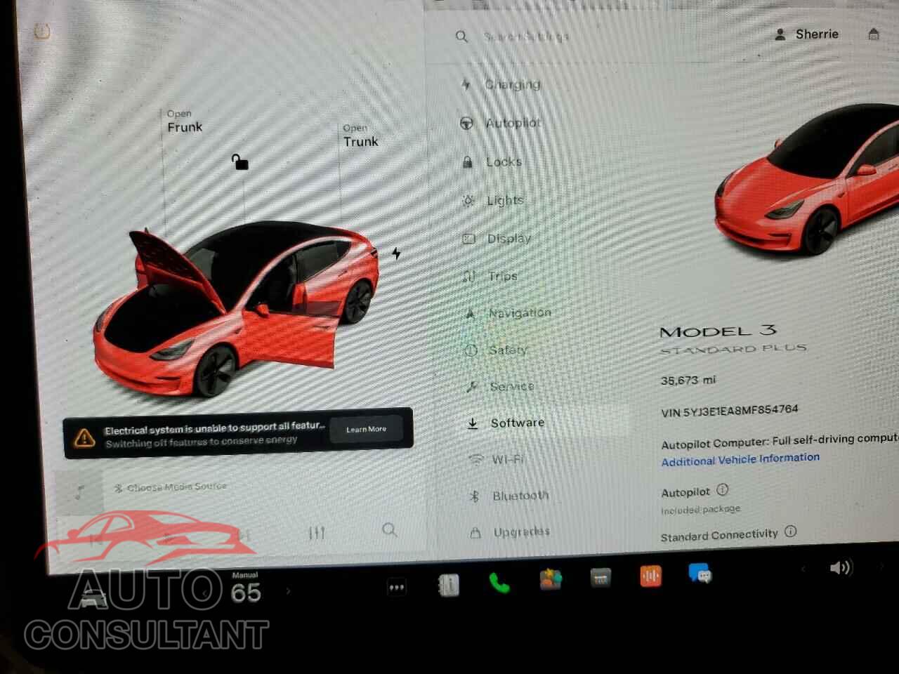 TESLA MODEL 3 2021 - 5YJ3E1EA8MF854764