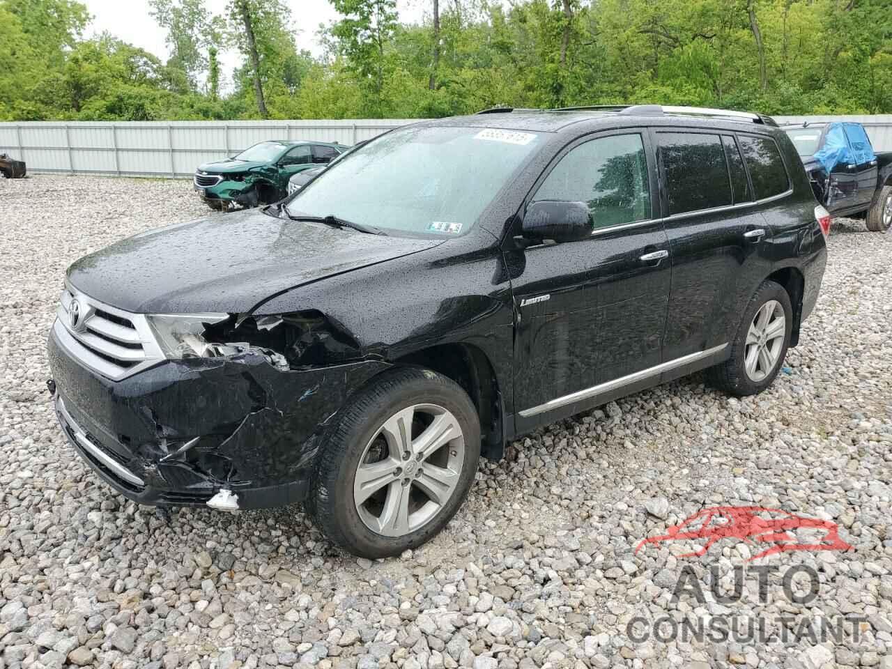 TOYOTA HIGHLANDER 2012 - 5TDDK3EH3CS166882