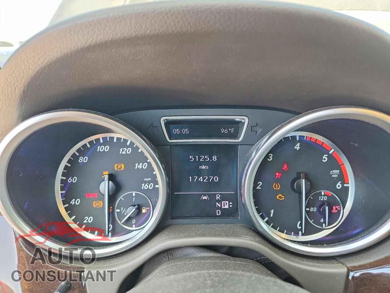 MERCEDES-BENZ M-CLASS 2012 - 4JGDA2EB3CA018300