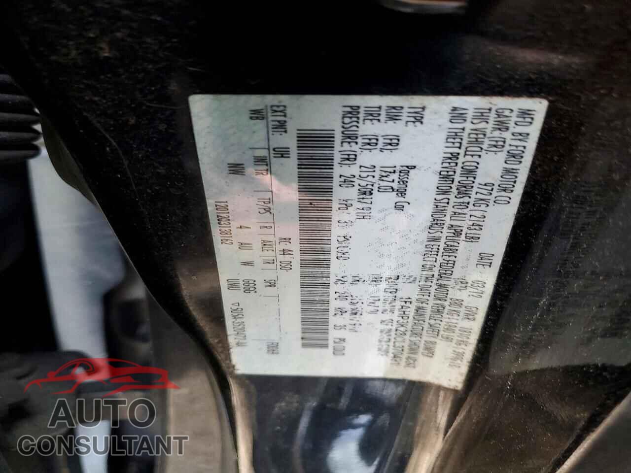 FORD FOCUS 2012 - 1FAHP3K28CL370491
