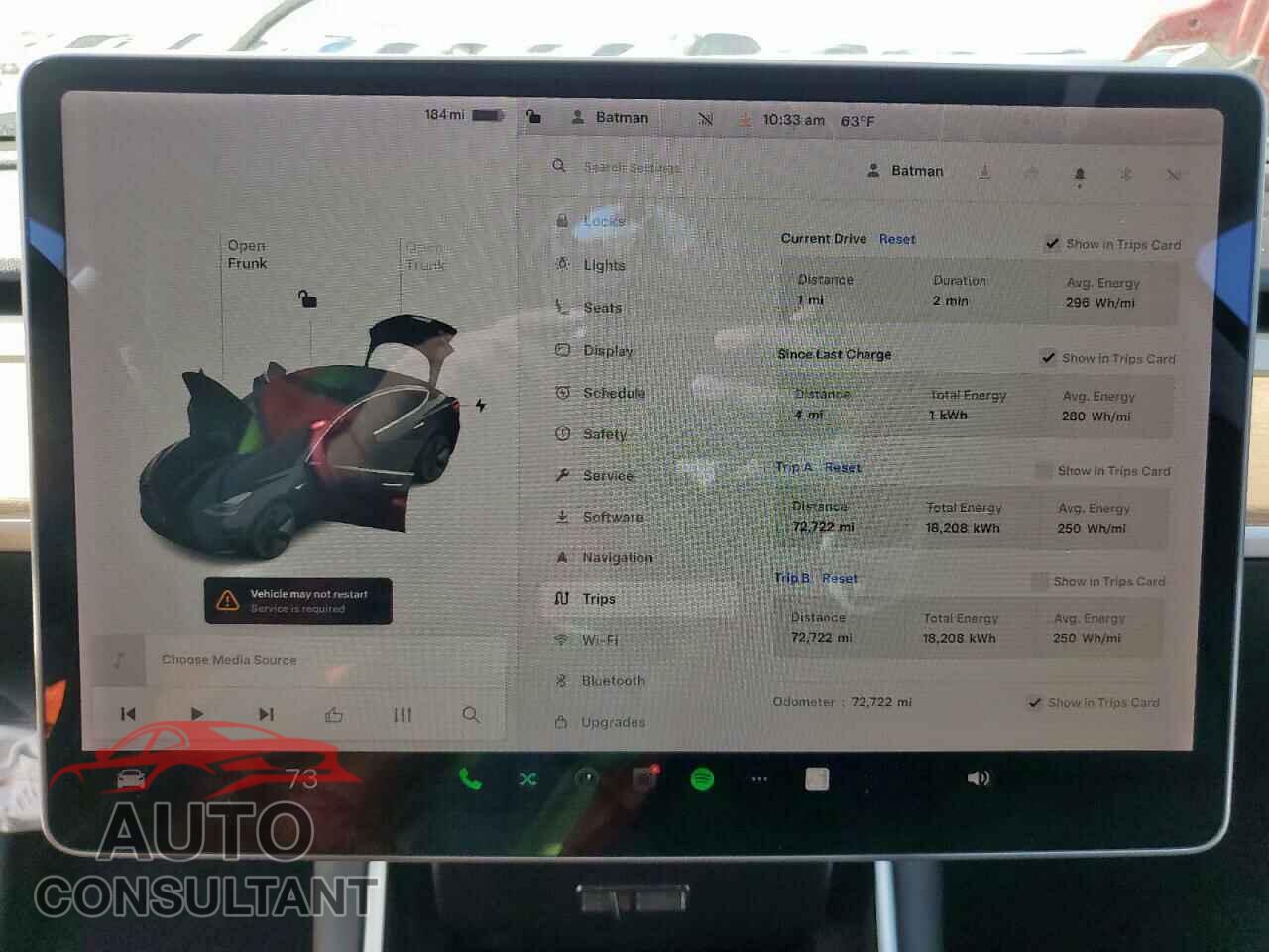 TESLA MODEL 3 2019 - 5YJ3E1EA9KF193033
