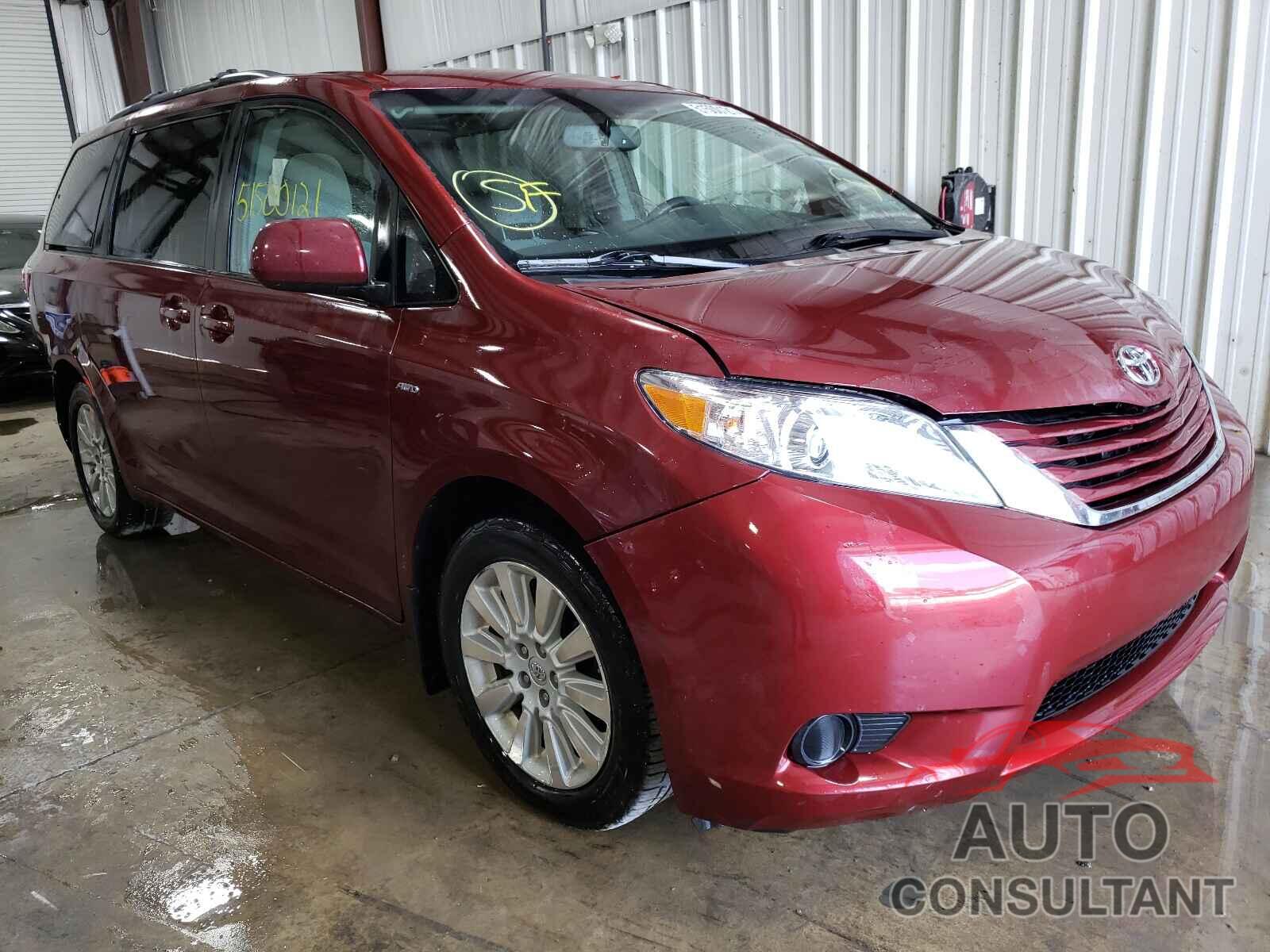 TOYOTA SIENNA 2016 - 5TDJK3DC4GS137227