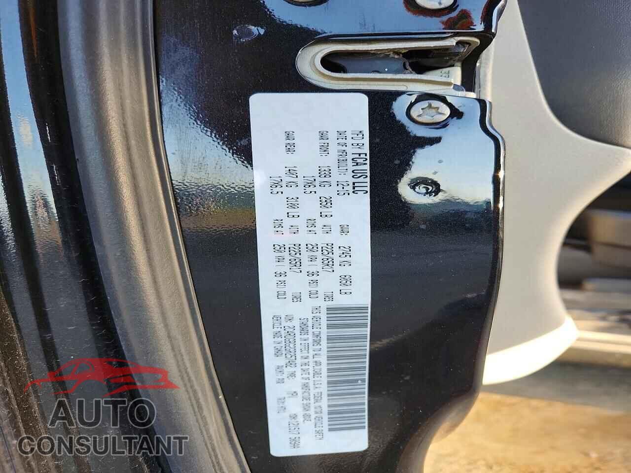 DODGE CARAVAN 2016 - 2C4RDGBG2GR257482
