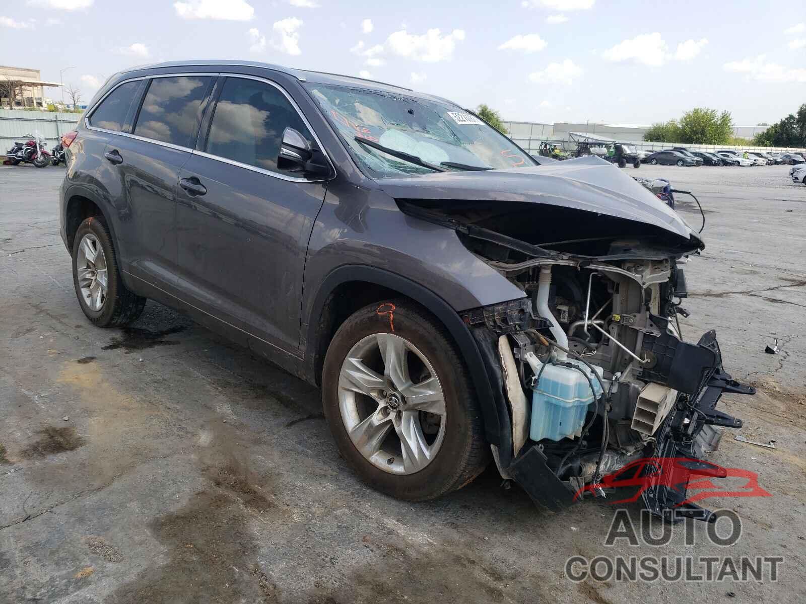 TOYOTA HIGHLANDER 2018 - 5TDYZRFHXJS268692