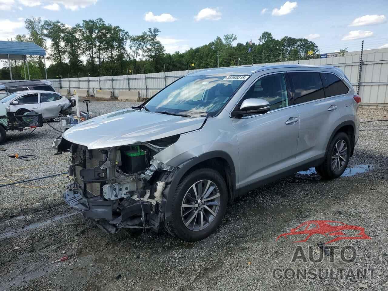 TOYOTA HIGHLANDER 2019 - 5TDJZRFH1KS590379