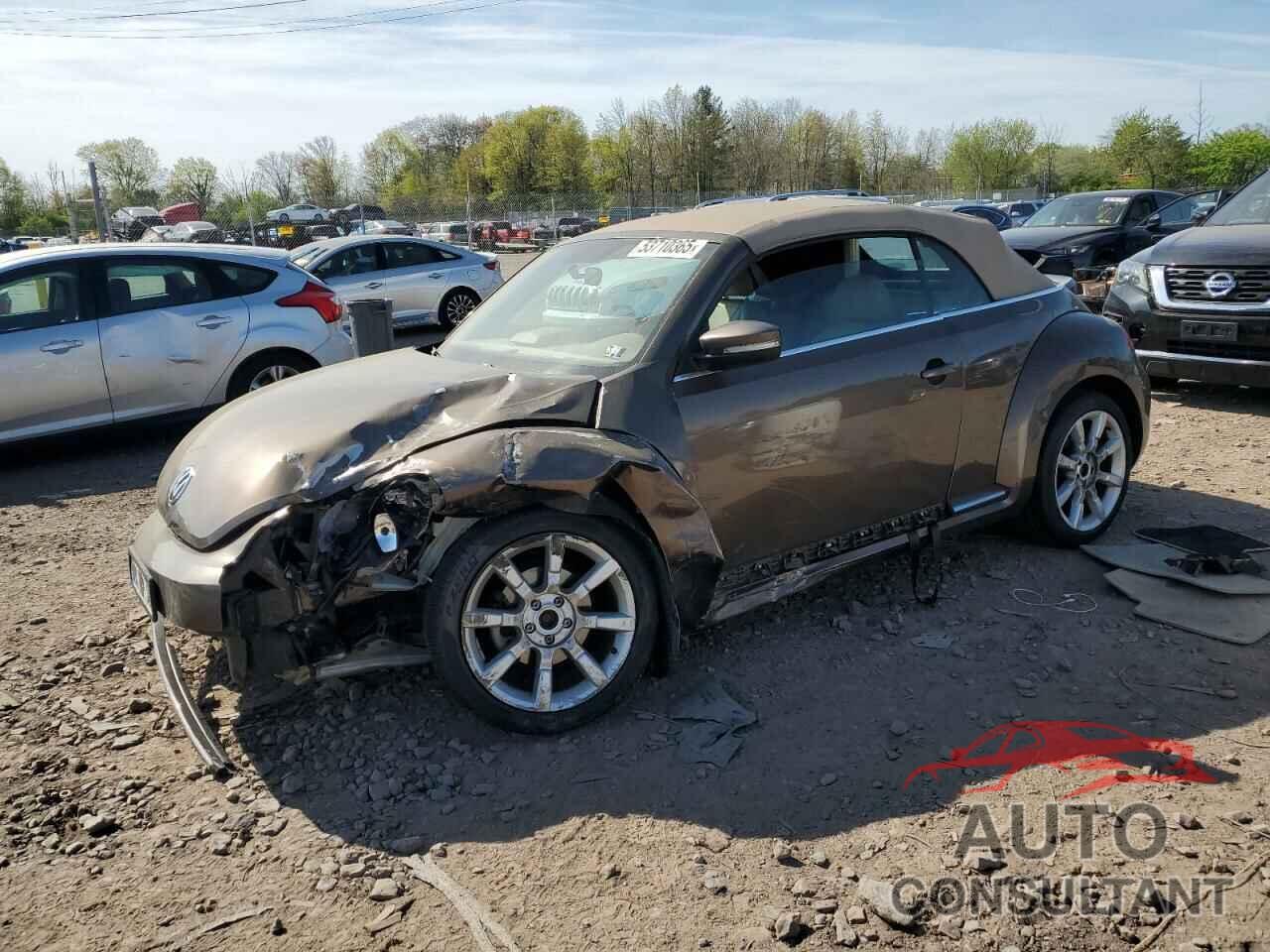 VOLKSWAGEN BEETLE 2014 - 3VW6L7ATXEM809087