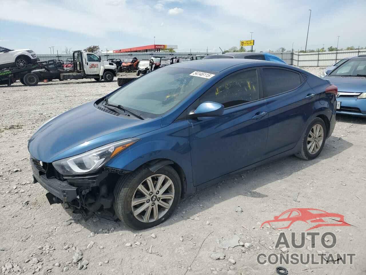HYUNDAI ELANTRA 2014 - KMHDH4AE7EU157208