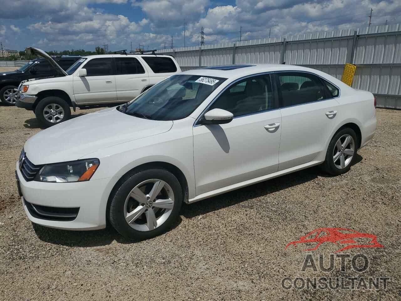 VOLKSWAGEN PASSAT 2012 - 1VWBN7A31CC087662