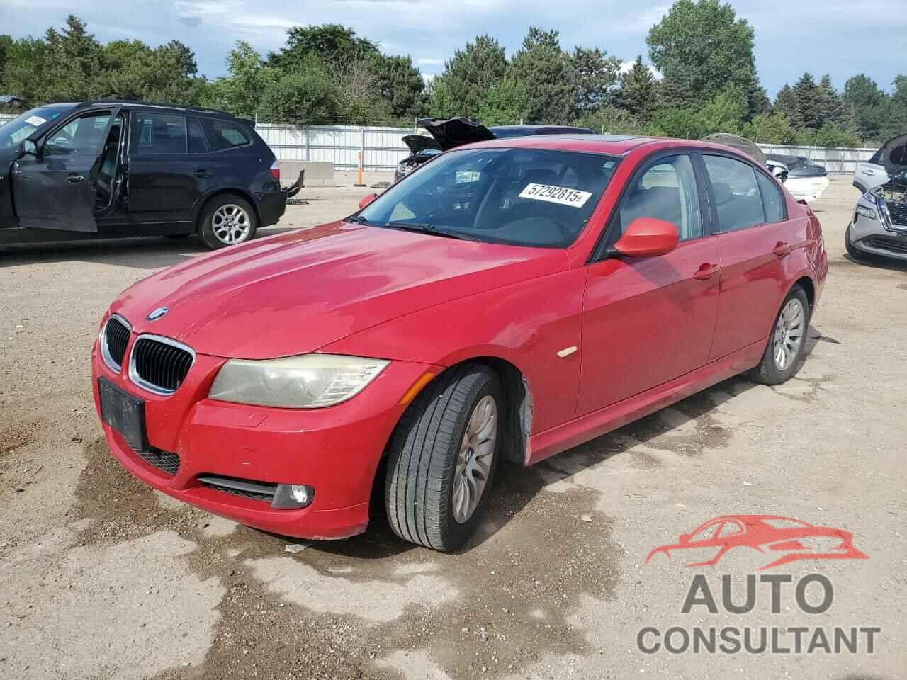 BMW 3 SERIES 2009 - WBAPH77569NM29075