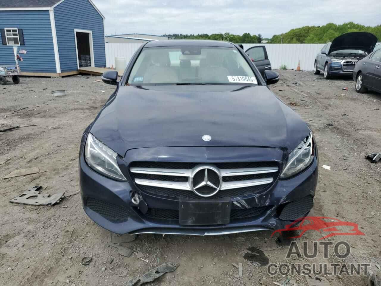 MERCEDES-BENZ C-CLASS 2017 - WDDWF4KB0HR252813