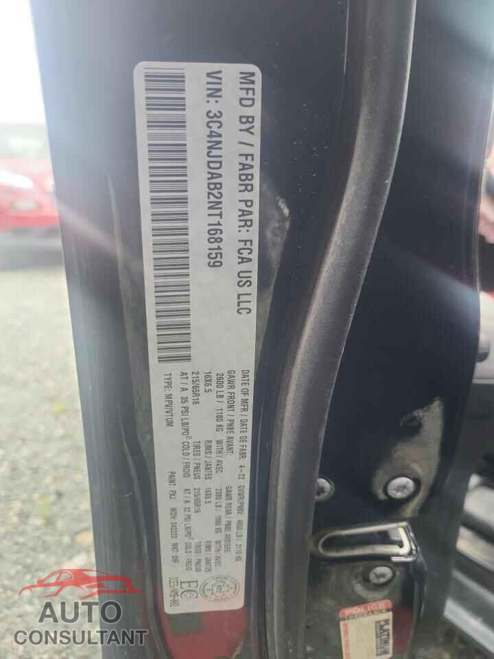 JEEP COMPASS 2022 - 3C4NJDAB2NT168159
