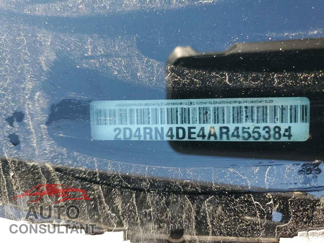DODGE CARAVAN 2010 - 2D4RN4DE4AR455384