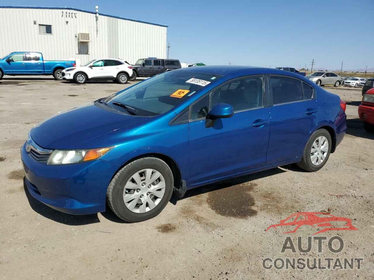 HONDA CIVIC 2012 - 19XFB2F52CE304431