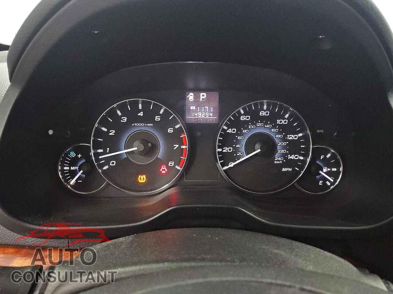 SUBARU OUTBACK 2011 - 4S4BRBKC5B3413501