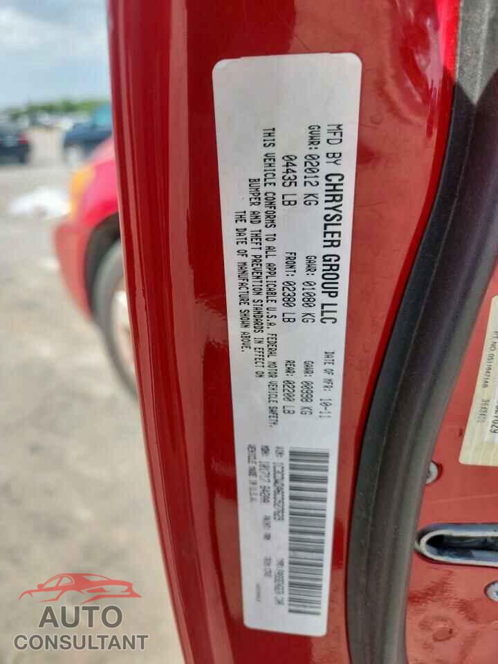DODGE CALIBER 2012 - 1C3CDWDA6CD527629
