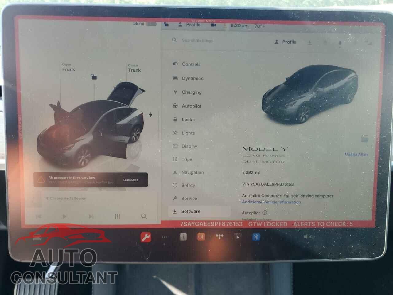 TESLA MODEL Y 2023 - 7SAYGAEE9PF876153