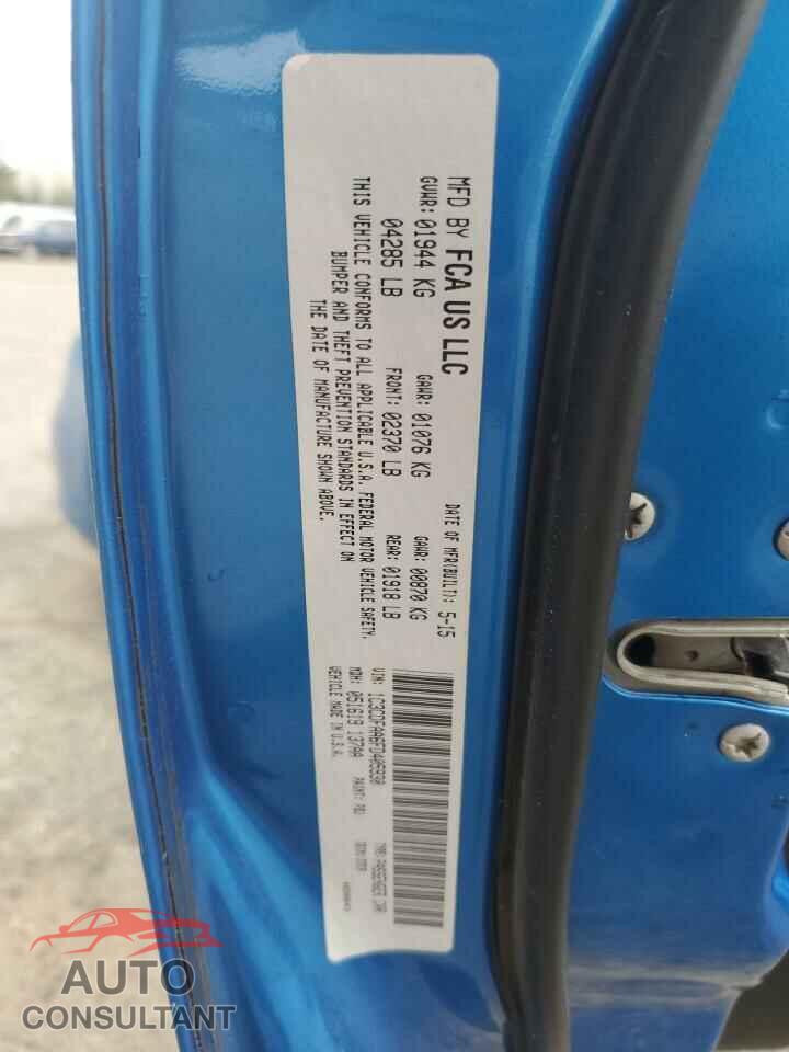 DODGE DART 2015 - 1C3CDFAA6FD405930