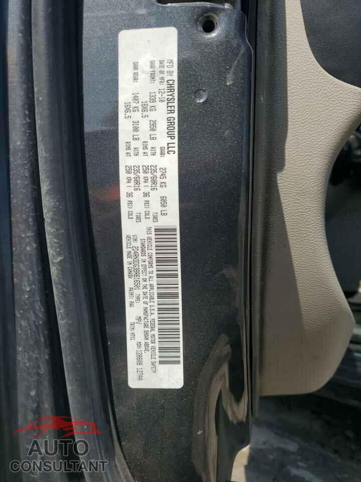 DODGE CARAVAN 2011 - 2D4RN3DG3BR616501