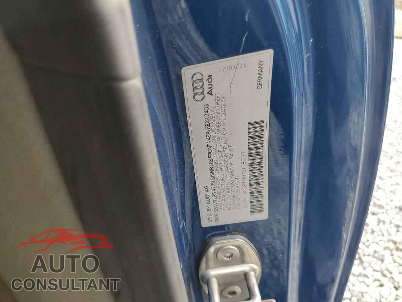 AUDI A5 2009 - WAUDK78T99A018231