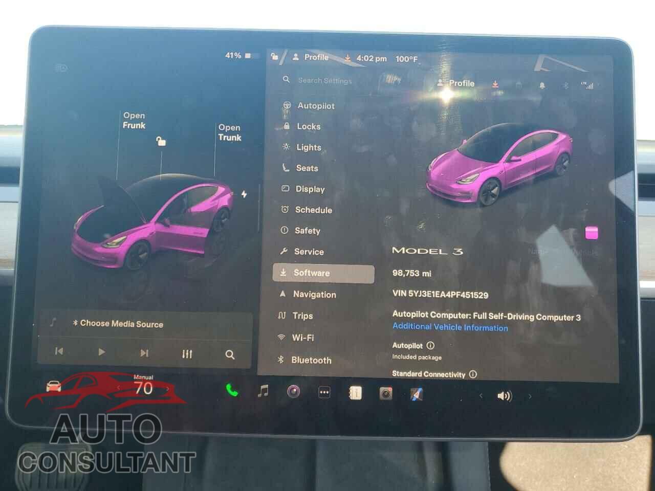 TESLA MODEL 3 2023 - 5YJ3E1EA4PF451529