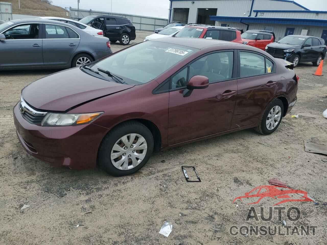 HONDA CIVIC 2012 - 19XFB2F59CE108969