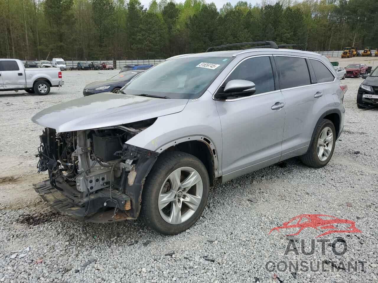 TOYOTA HIGHLANDER 2016 - 5TDYKRFH0GS172910