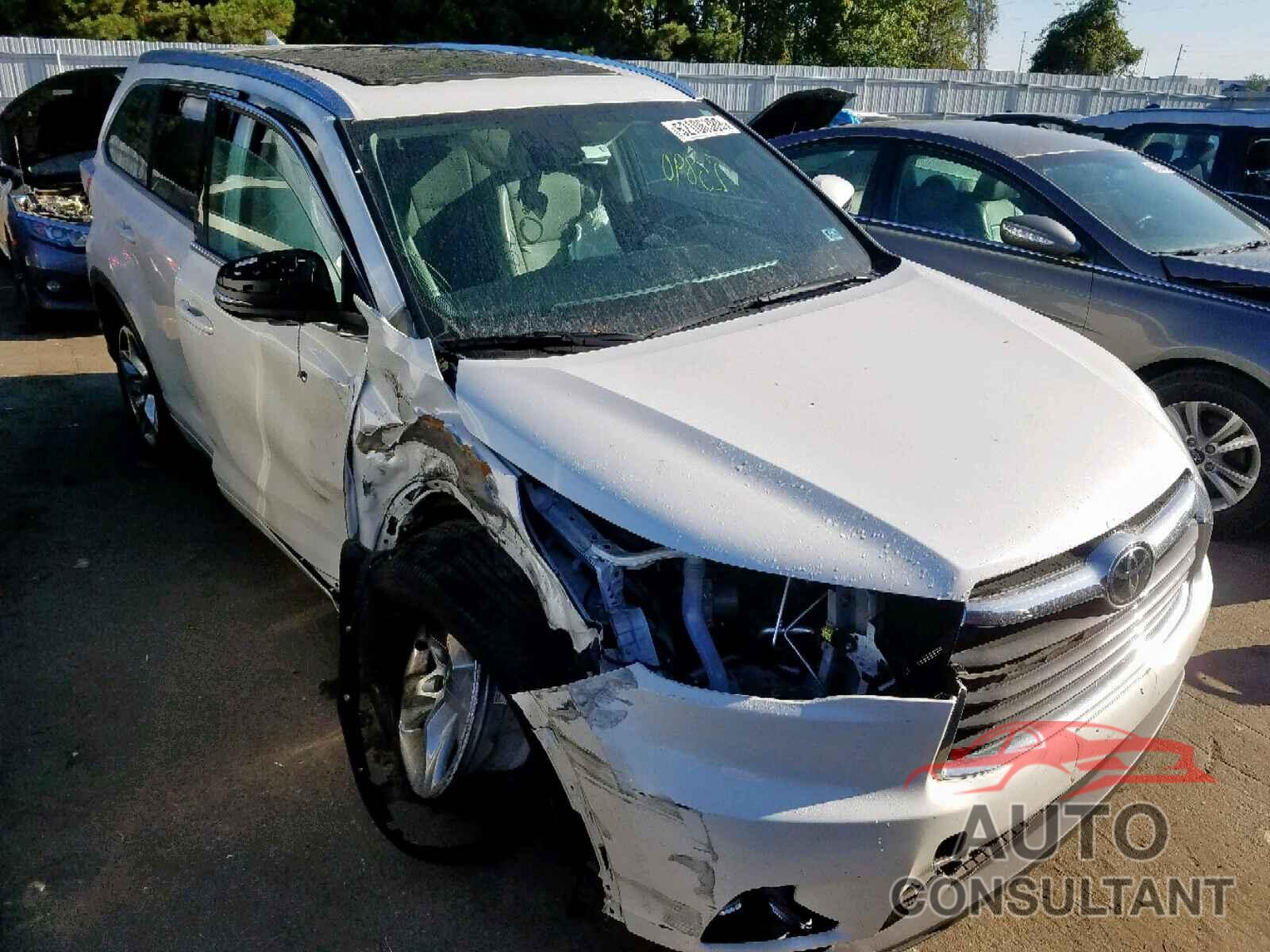 TOYOTA HIGHLANDER 2016 - 5TDYKRFH4GS154443