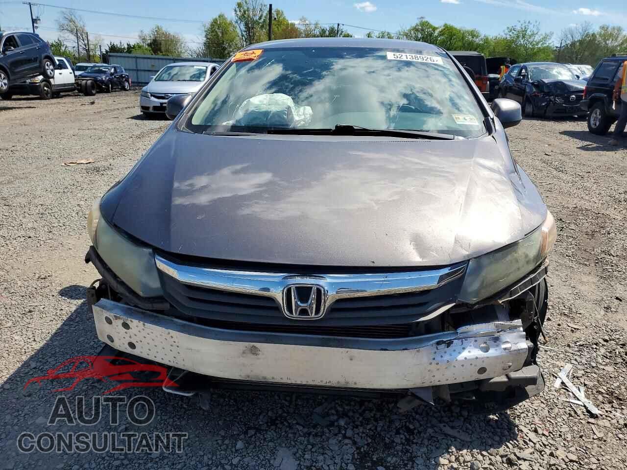 HONDA CIVIC 2012 - 19XFB2F54CE388669