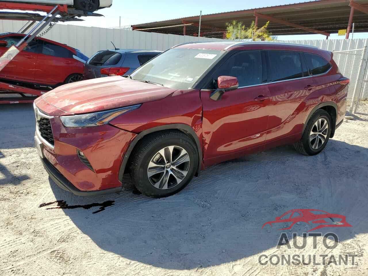 TOYOTA HIGHLANDER 2022 - 5TDGZRAH0NS098903