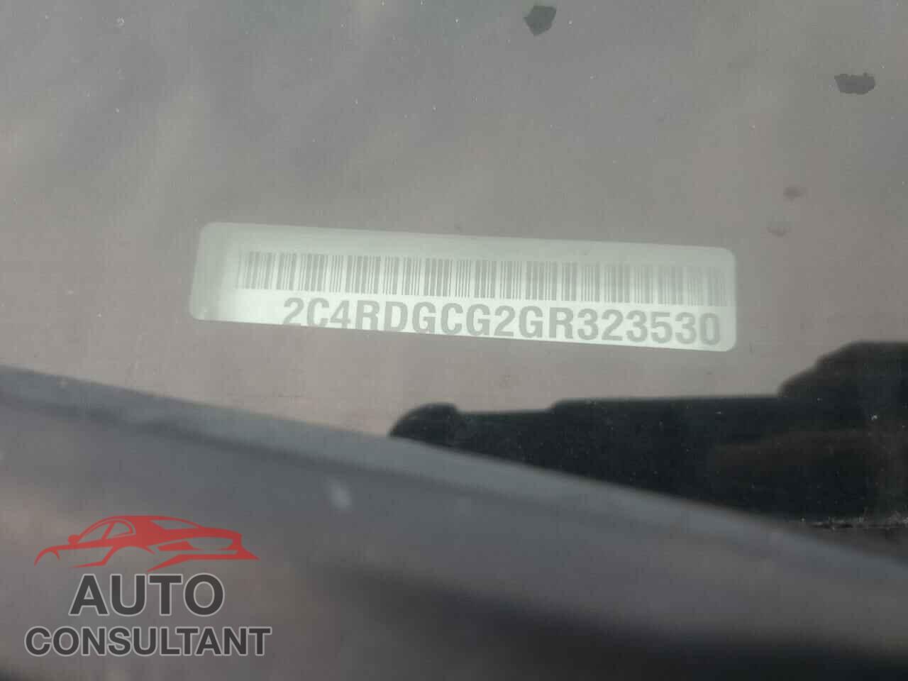 DODGE CARAVAN 2016 - 2C4RDGCG2GR323530