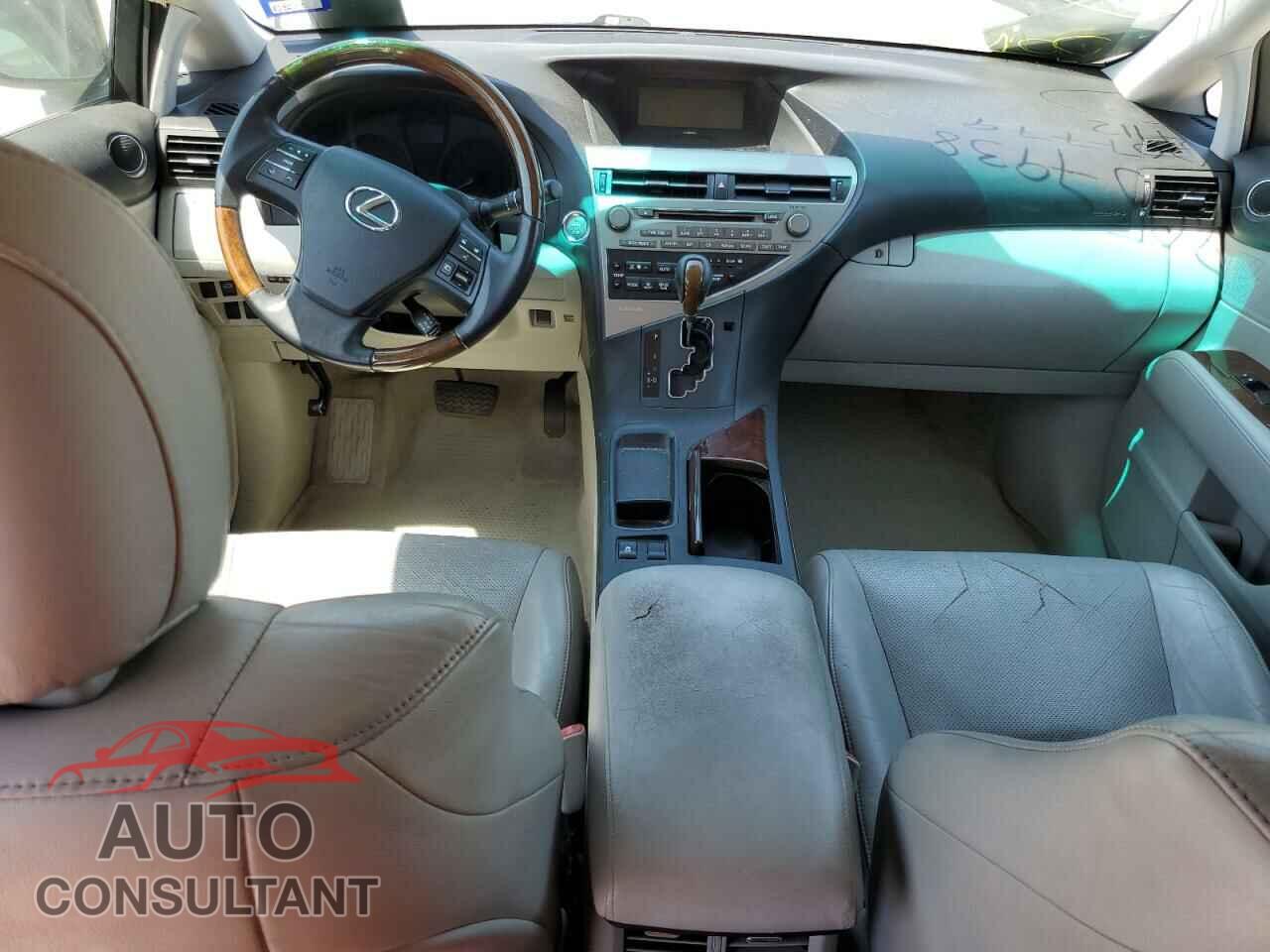LEXUS RX350 2010 - 2T2ZK1BA1AC007779