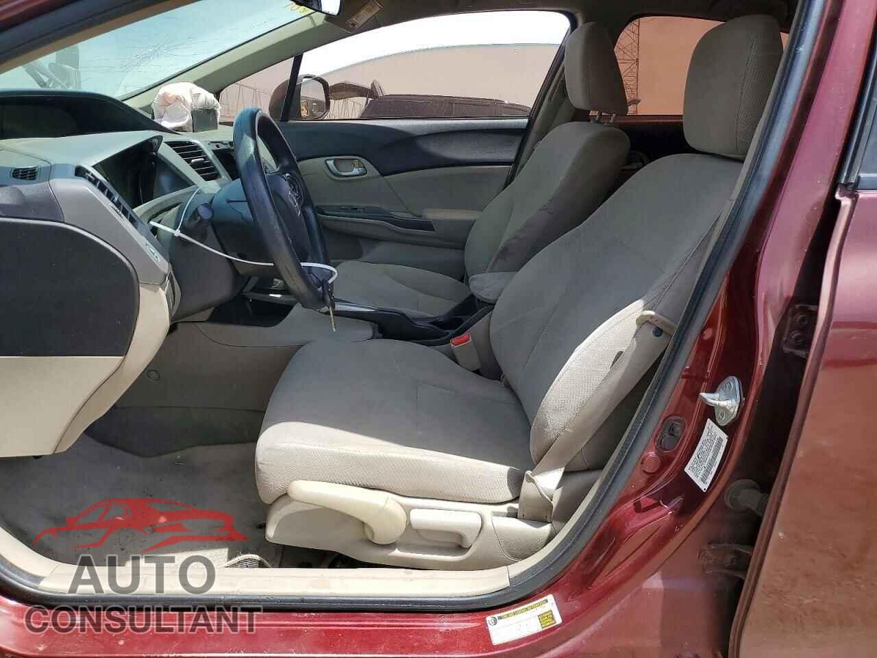 HONDA CIVIC 2012 - 2HGFB2F52CH551681