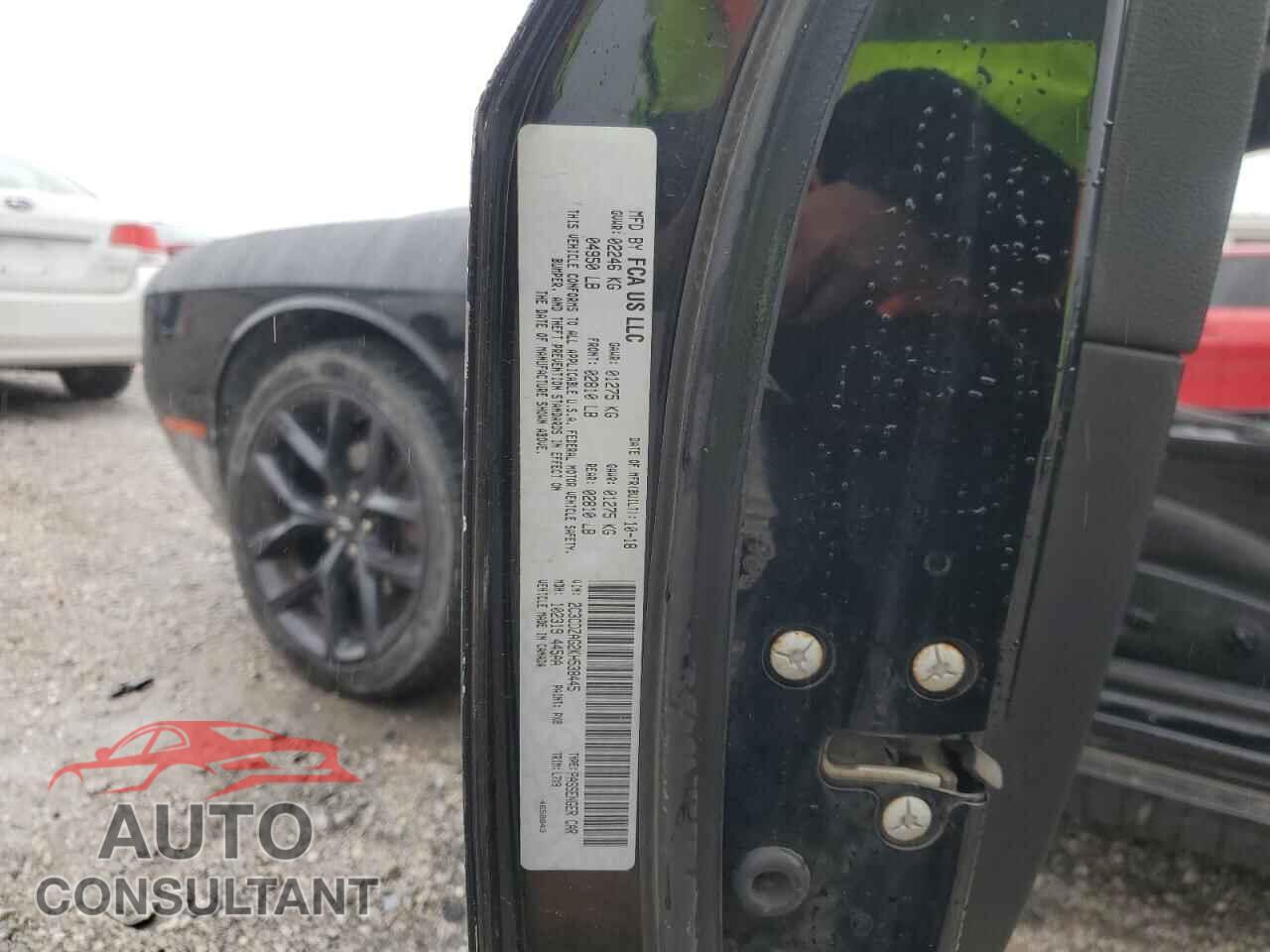 DODGE CHALLENGER 2019 - 2C3CDZAG2KH538445