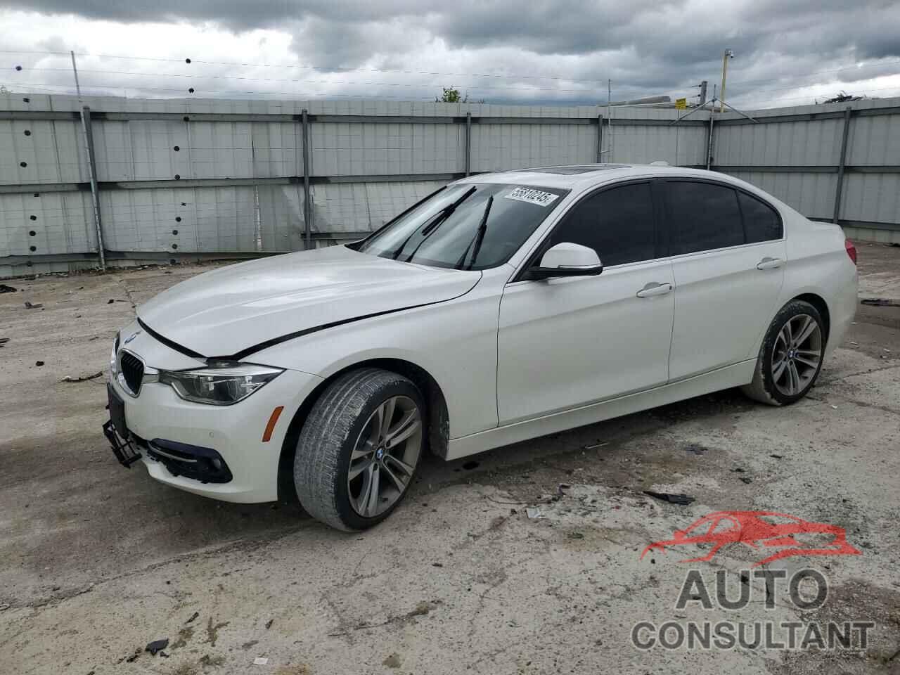 BMW 3 SERIES 2017 - WBA8D9G5XHNT91599
