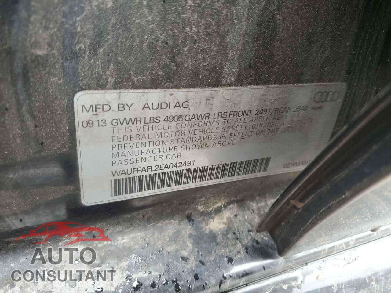 AUDI A4 2014 - WAUFFAFL2EA042491