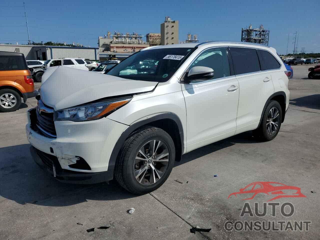 TOYOTA HIGHLANDER 2016 - 5TDKKRFH0GS124782