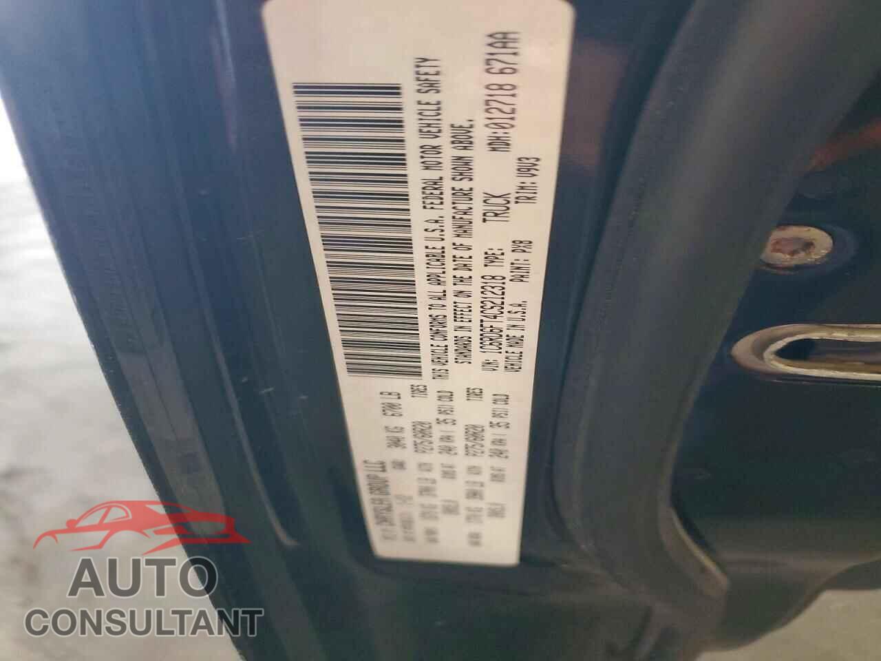 DODGE RAM 1500 2012 - 1C6RD6FT4CS212318