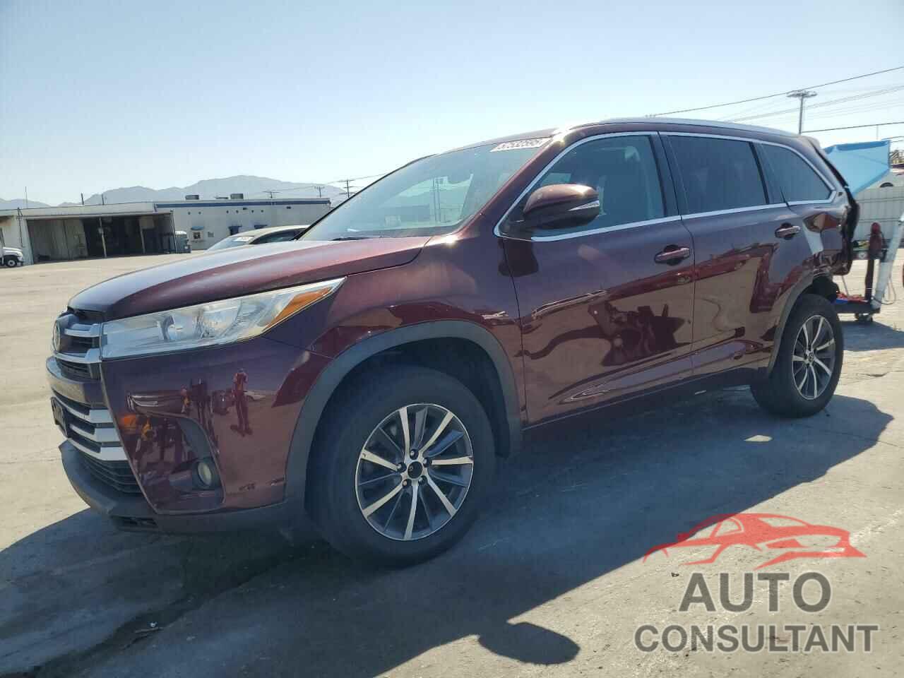 TOYOTA HIGHLANDER 2017 - 5TDKZRFH1HS212334