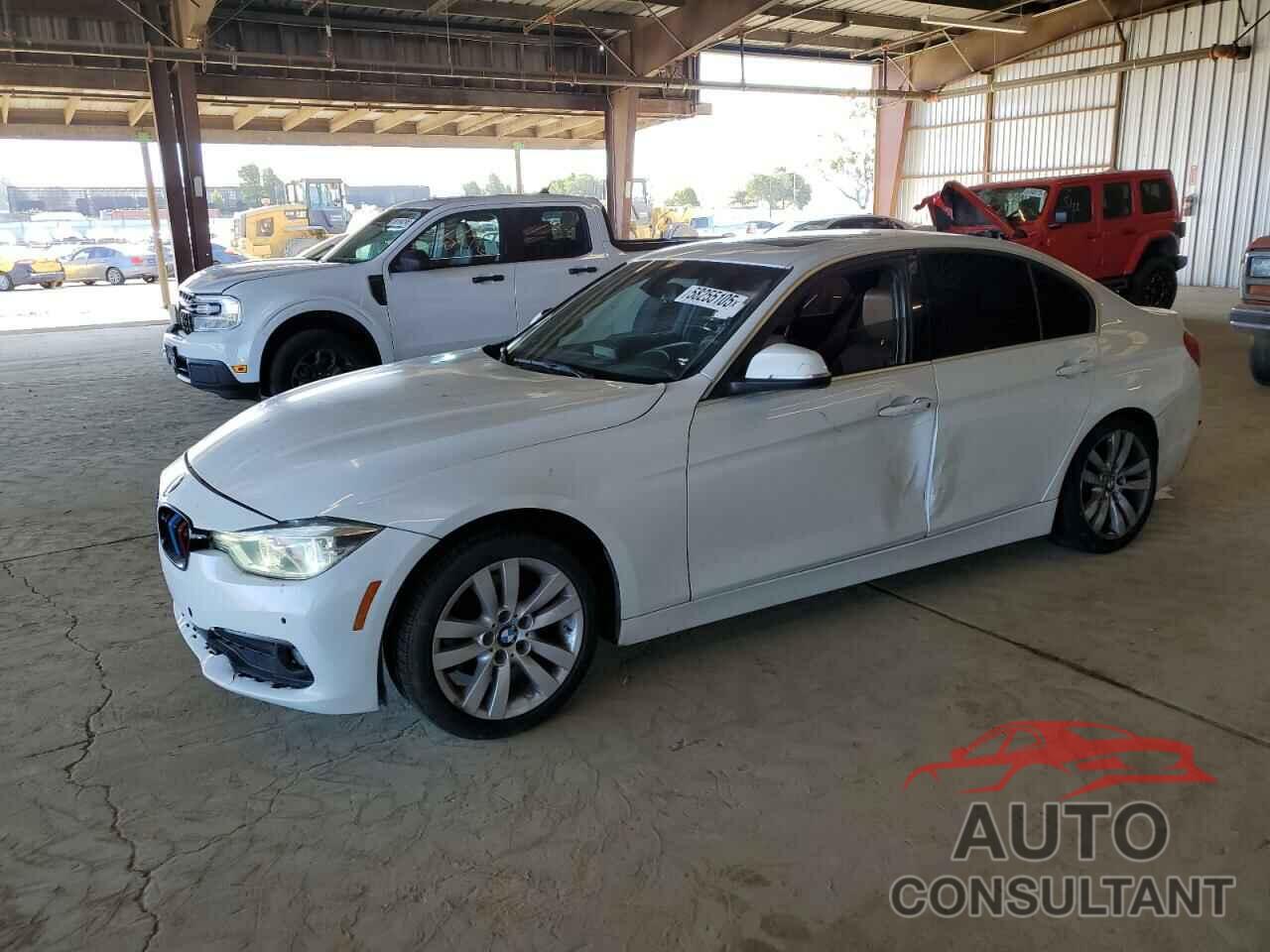 BMW 3 SERIES 2017 - WBA8B9G38HNU53103