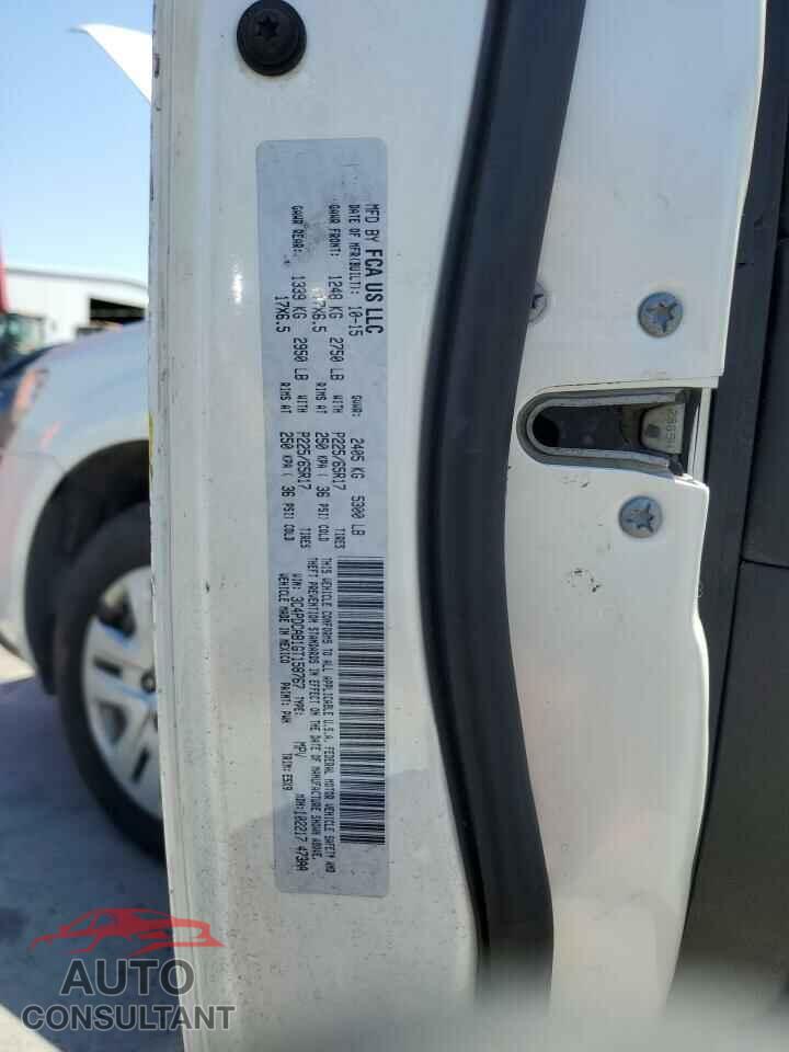 DODGE JOURNEY 2016 - 3C4PDCAB1GT158767