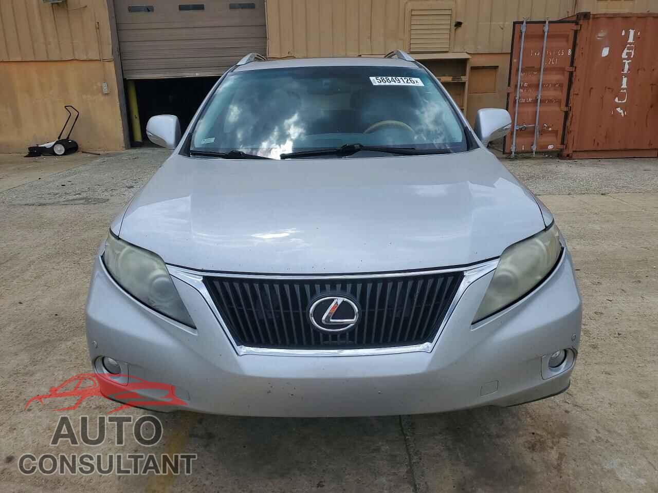 LEXUS RX350 2011 - 2T2BK1BA0BC106497