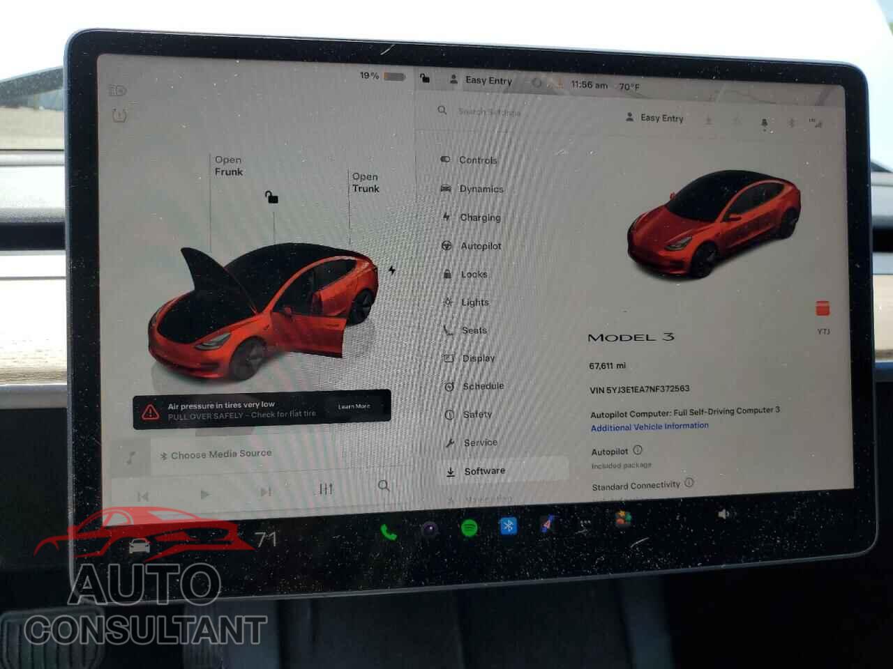 TESLA MODEL 3 2022 - 5YJ3E1EA7NF372563