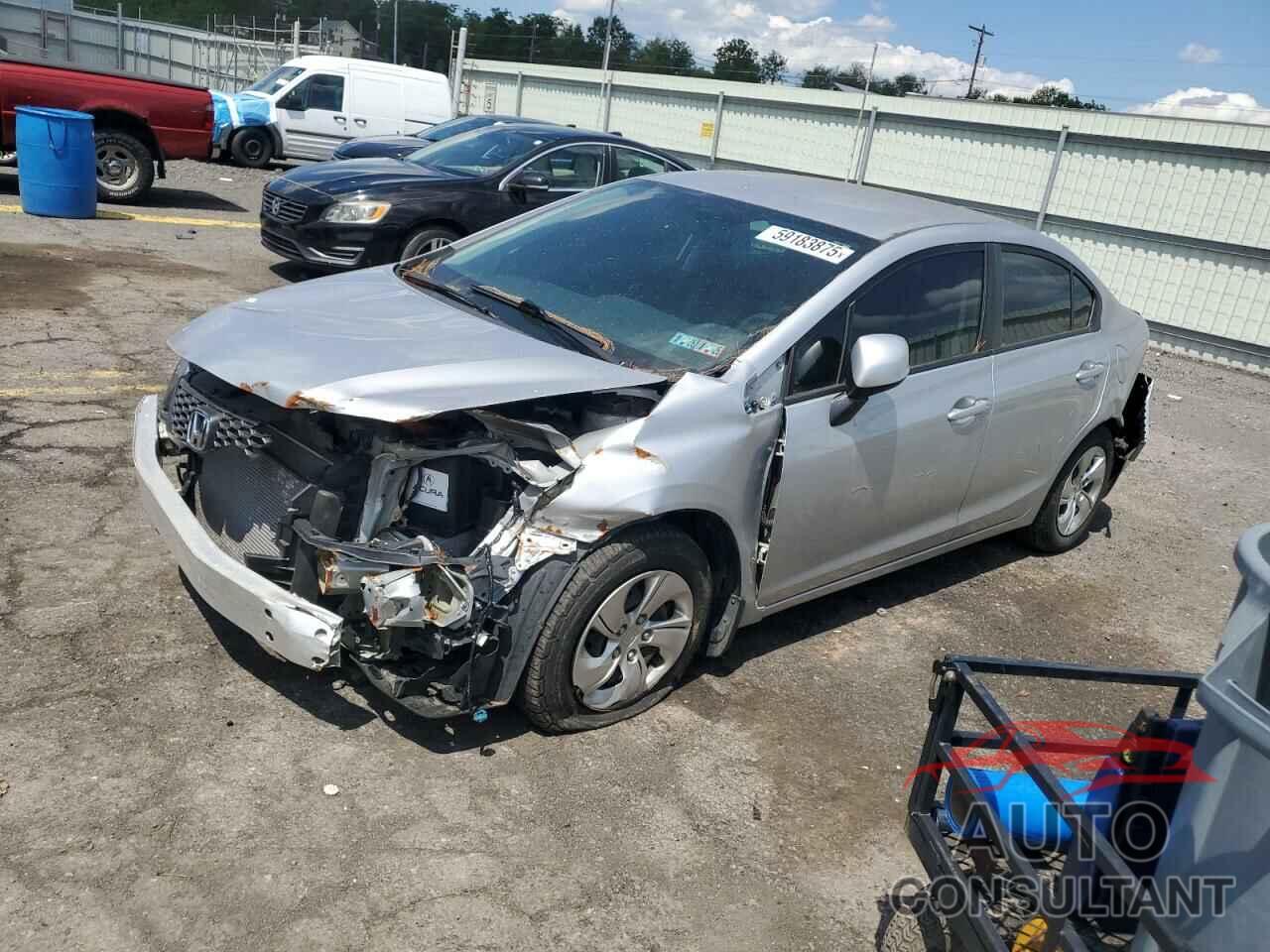 HONDA CIVIC 2013 - 2HGFB2F54DH580519
