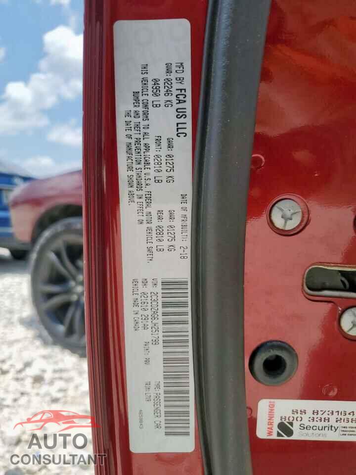 DODGE CHALLENGER 2018 - 2C3CDZAG6JH251799