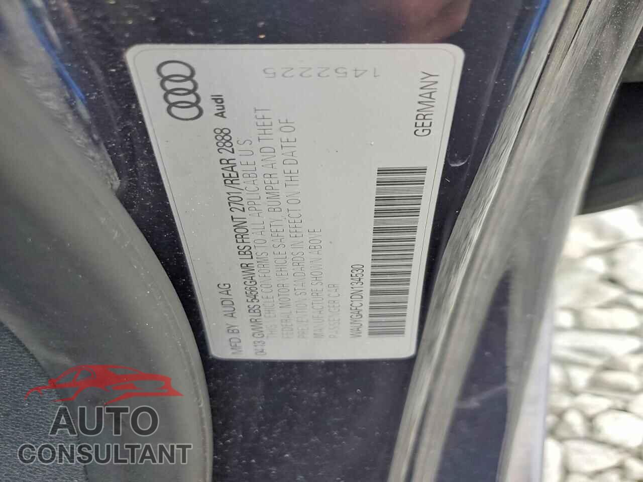 AUDI A7 2013 - WAUYGAFC1DN134530