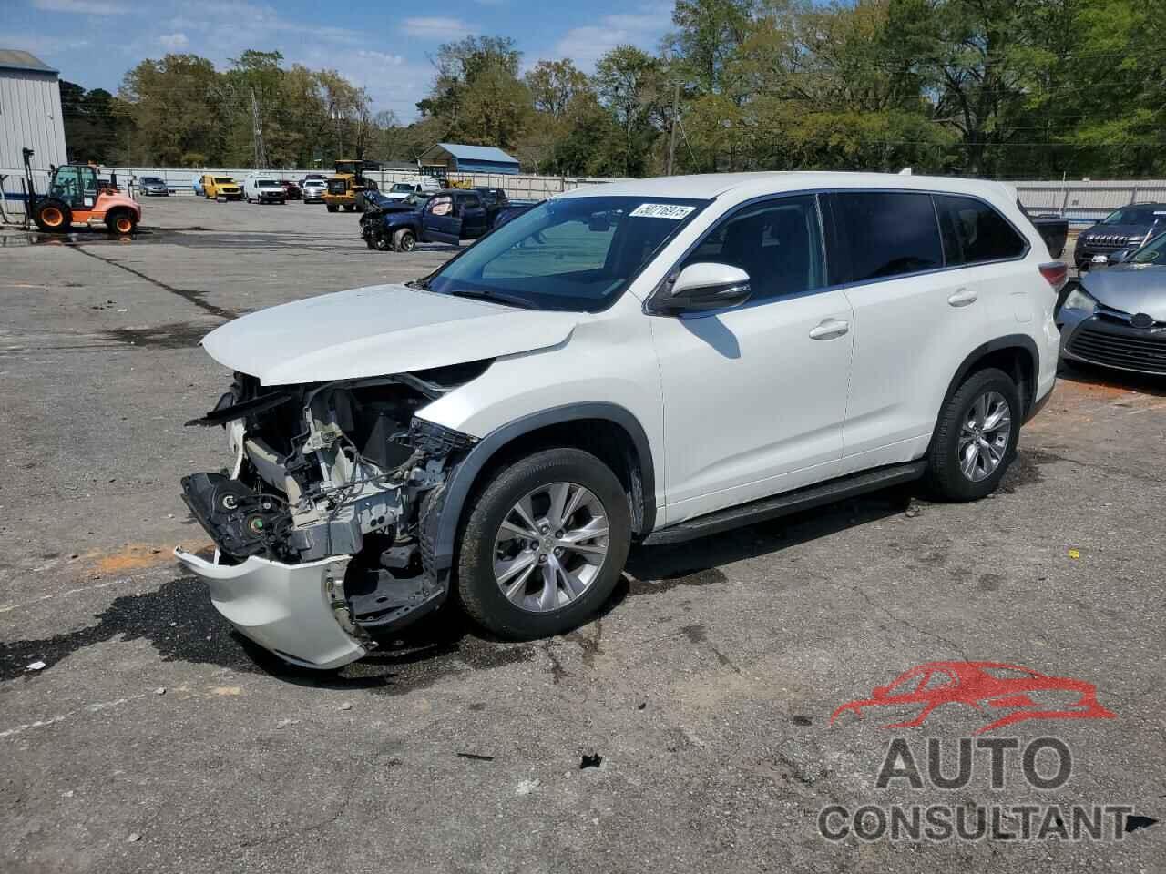 TOYOTA HIGHLANDER 2014 - 5TDZKRFH4ES031694